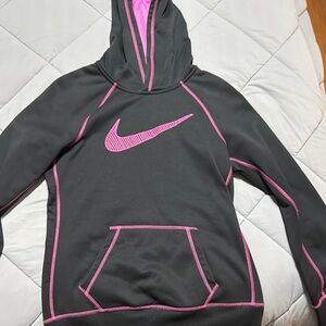 Black and Pink Nike Hoodie